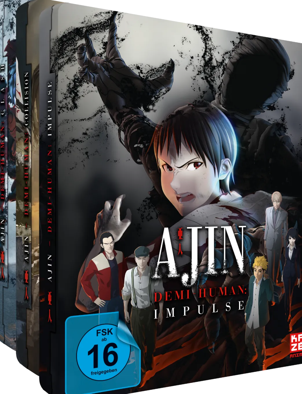 AJIN: DEMI-HUMAN - Movie-Trilogie - Gesamtausgabe - Steelcase-Edition - Blu-ray (Deutsch)