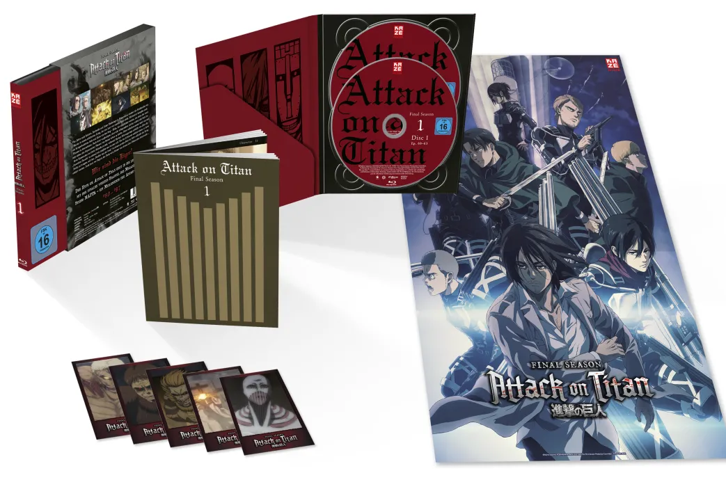 Attack on Titan Final Season - 4. Staffel - Blu-ray Band 1 - Limited Edition mit Sammelbox (Deutsch)