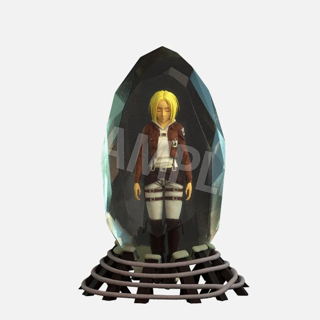 Attack on Titan – Annie Leonhart 3D-Kristallfigur