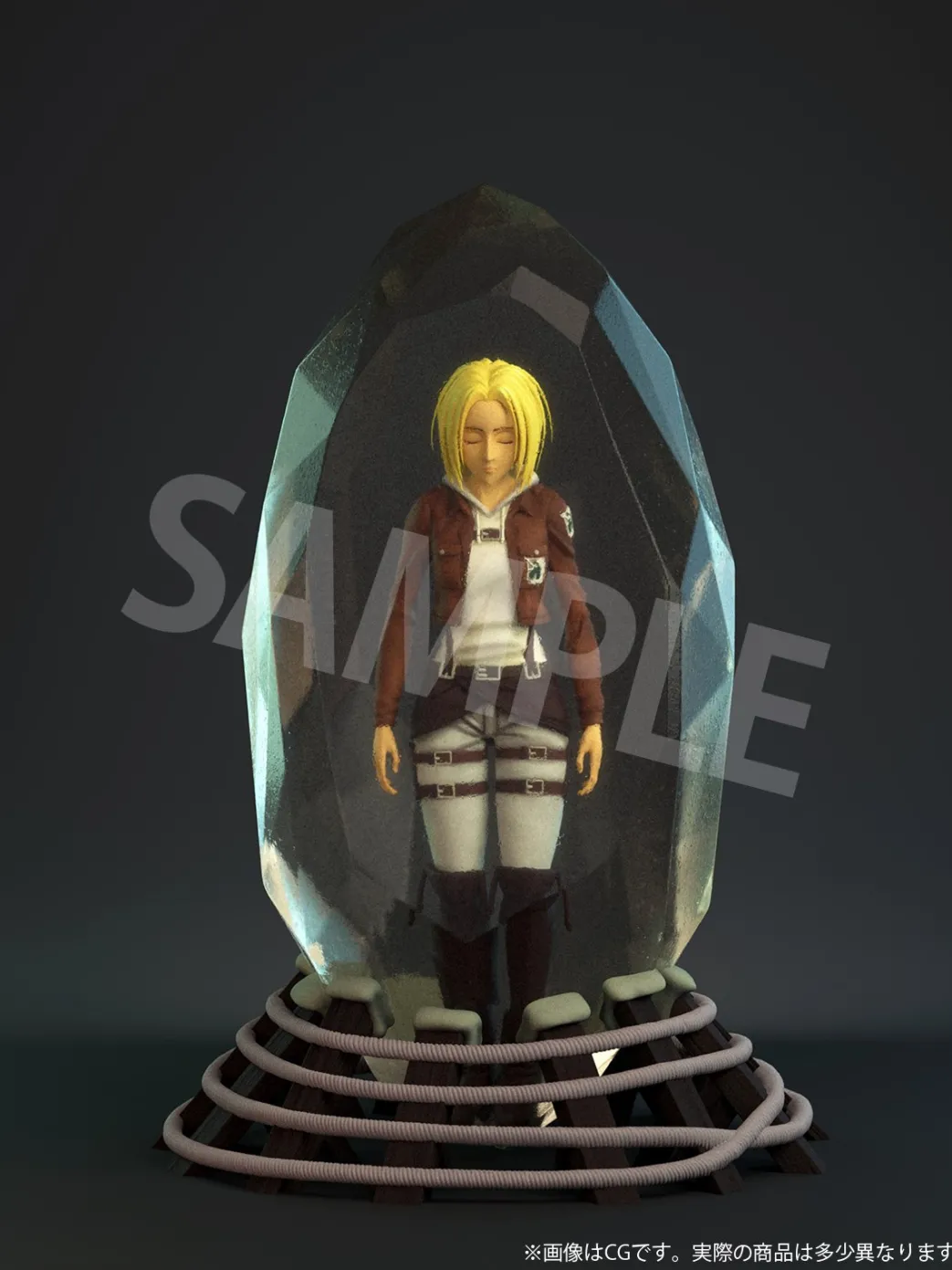 Attack on Titan – Annie Leonhart 3D-Kristallfigur