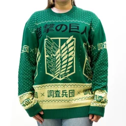 Attack On Titan - Scout Regiment Kanji Feiertagspullover - Crunchyroll Exklusiv!