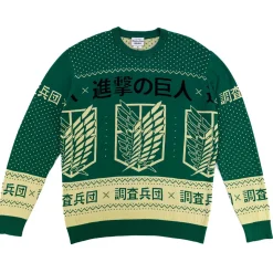 Attack On Titan - Scout Regiment Kanji Feiertagspullover - Crunchyroll Exklusiv!