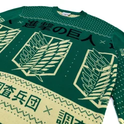 Attack On Titan - Scout Regiment Kanji Feiertagspullover - Crunchyroll Exklusiv!