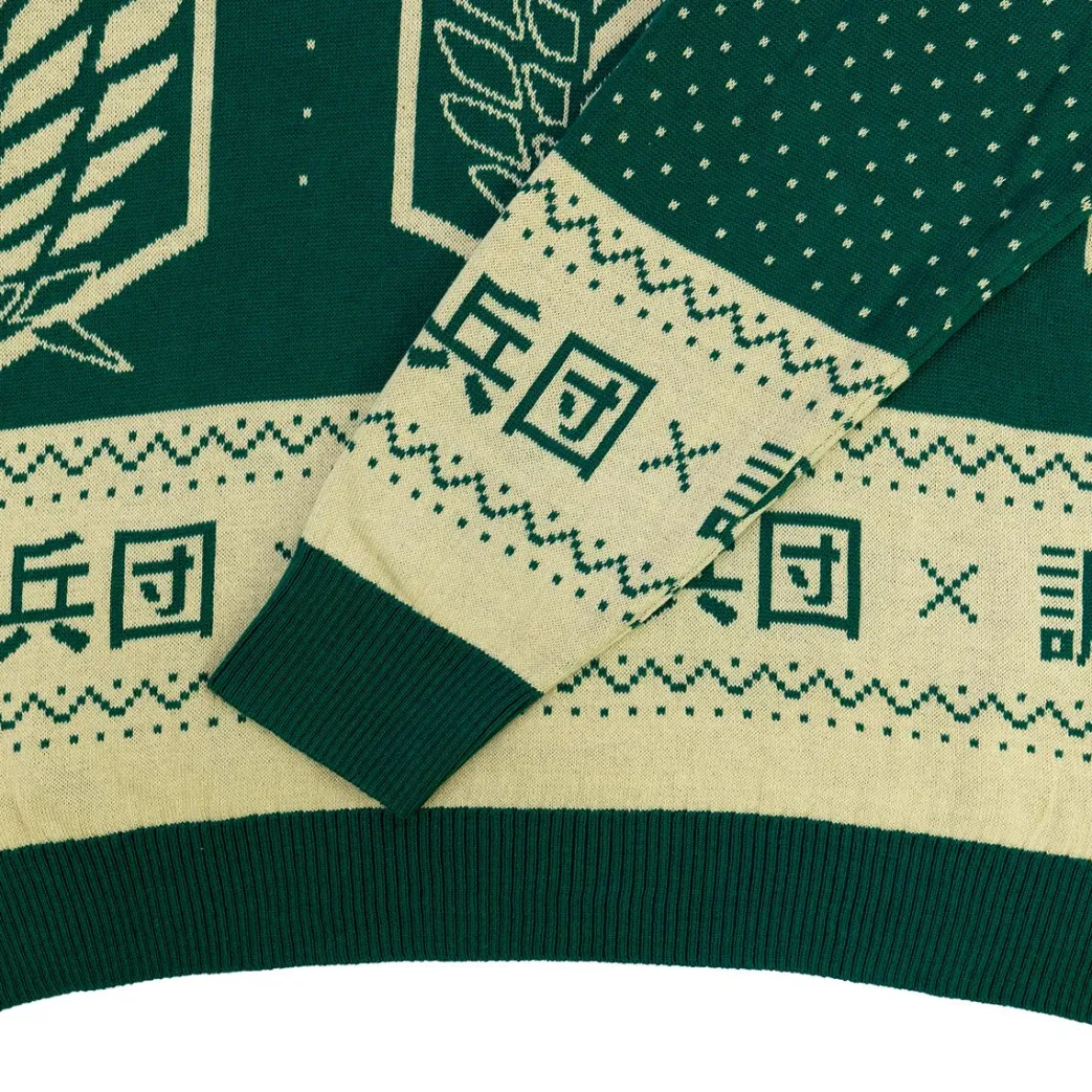 Attack On Titan - Scout Regiment Kanji Feiertagspullover - Crunchyroll Exklusiv!