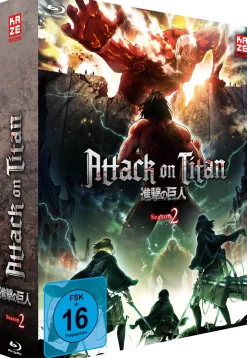 Attack on Titan - 2. Staffel - Blu-ray Gesamtausgabe (Deutsch)