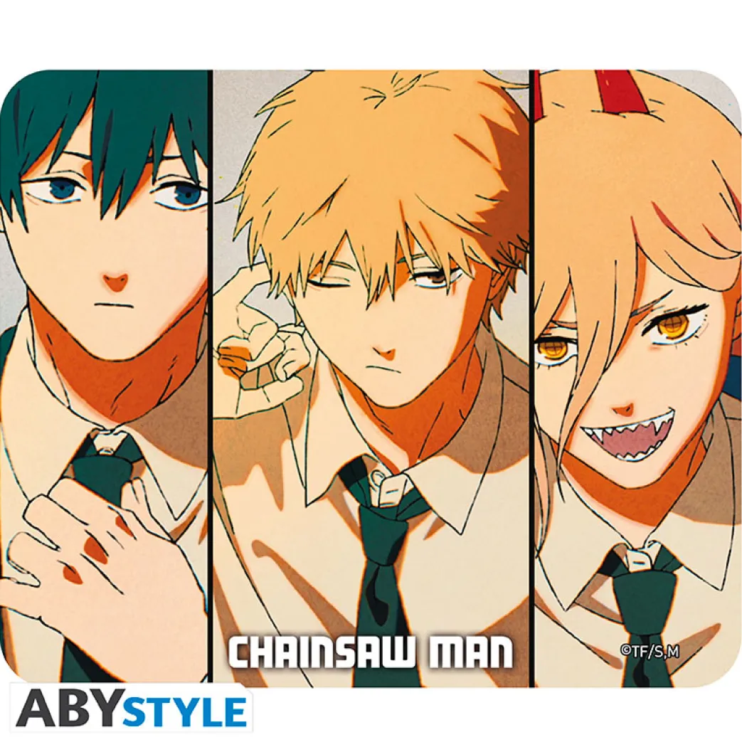 Chainsaw Man - Denji, Aki and Power Mousepad