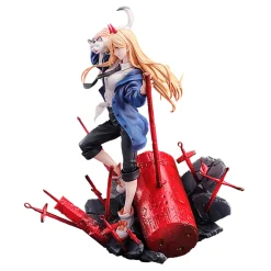 Chainsaw Man statuette 1/7 1/7 Power & Meowy 28 cm (Franz&ouml;sisch)