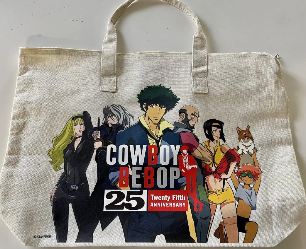 Cowboy Bebop – Beige Einkaufstasche zum 25-jährigen Jubiläum