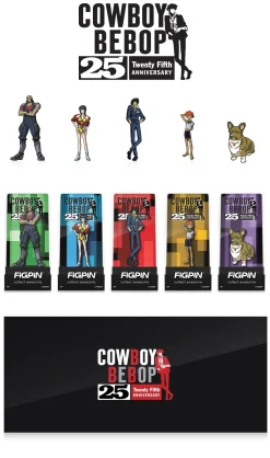 Cowboy Bebop &ndash; FiGPiN-Kollektion zum 25-j&auml;hrigen Jubil&auml;um &ndash; exklusiv bei Crunchyroll
