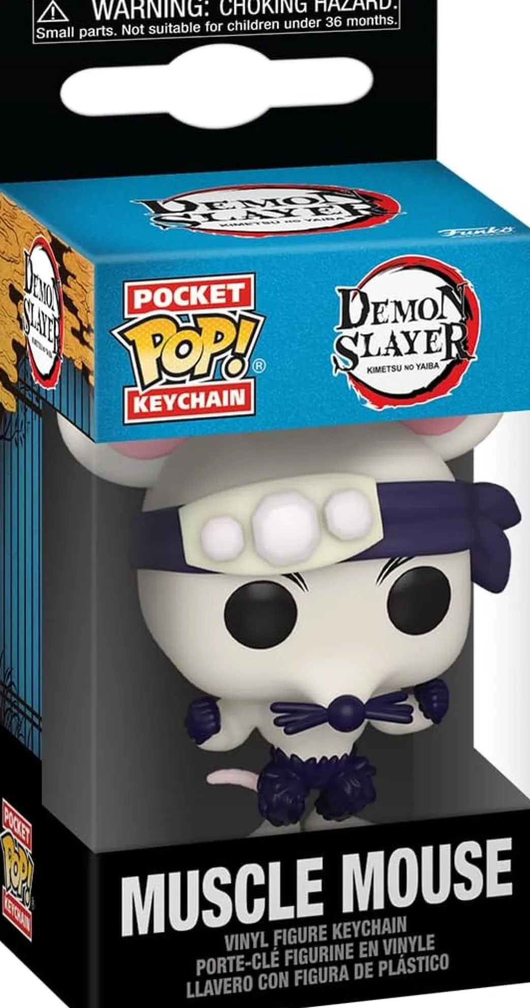 Dämonentöter: Kimetsu no Yaiba POP! Vinyl-Schlüsselanhänger 4 cm Muskelmaus-Display (12)