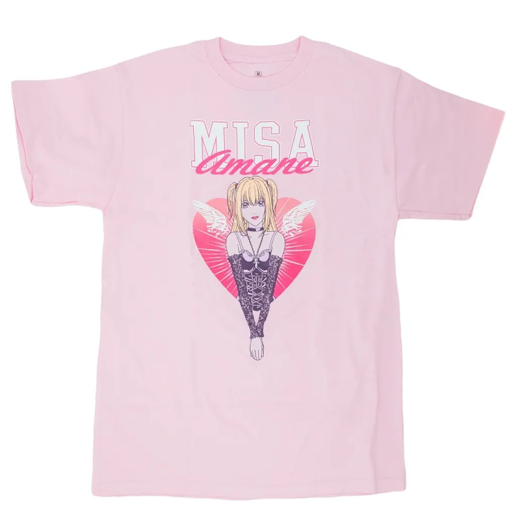 Death Note - Misa Angel Heart Short Sleeve T-Shirt