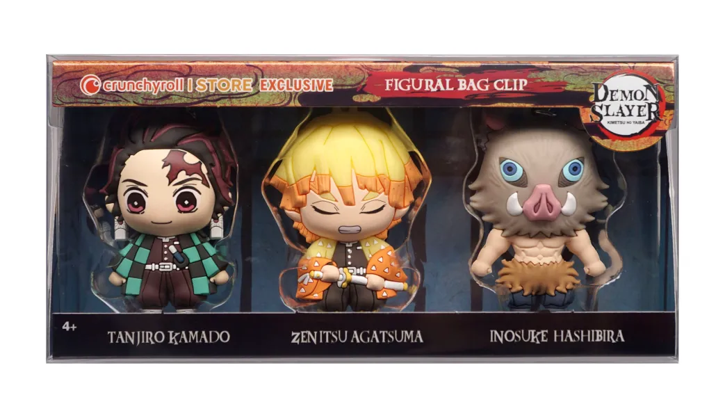Demon Slayer: Kimetsu no Yaiba - Figural Bag Clip Set - Crunchyroll Exclusive