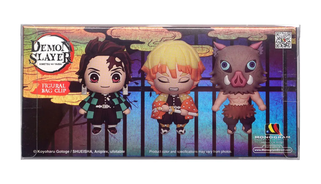 Demon Slayer: Kimetsu no Yaiba - Figural Bag Clip Set - Crunchyroll Exclusive