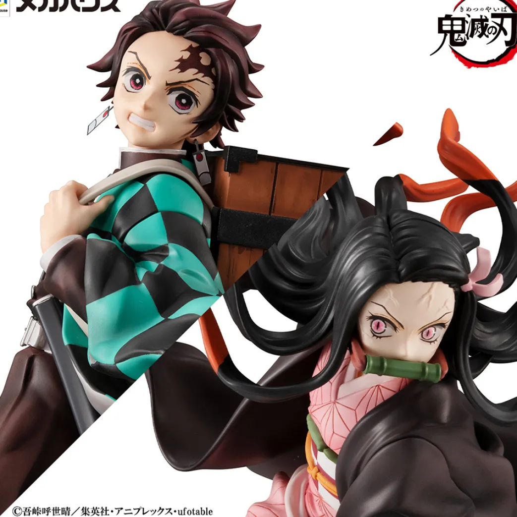Demon Slayer: Kimetsu No Yaiba � Tanjiro & Nezuko Kamado Precious GEM Series Figurenset