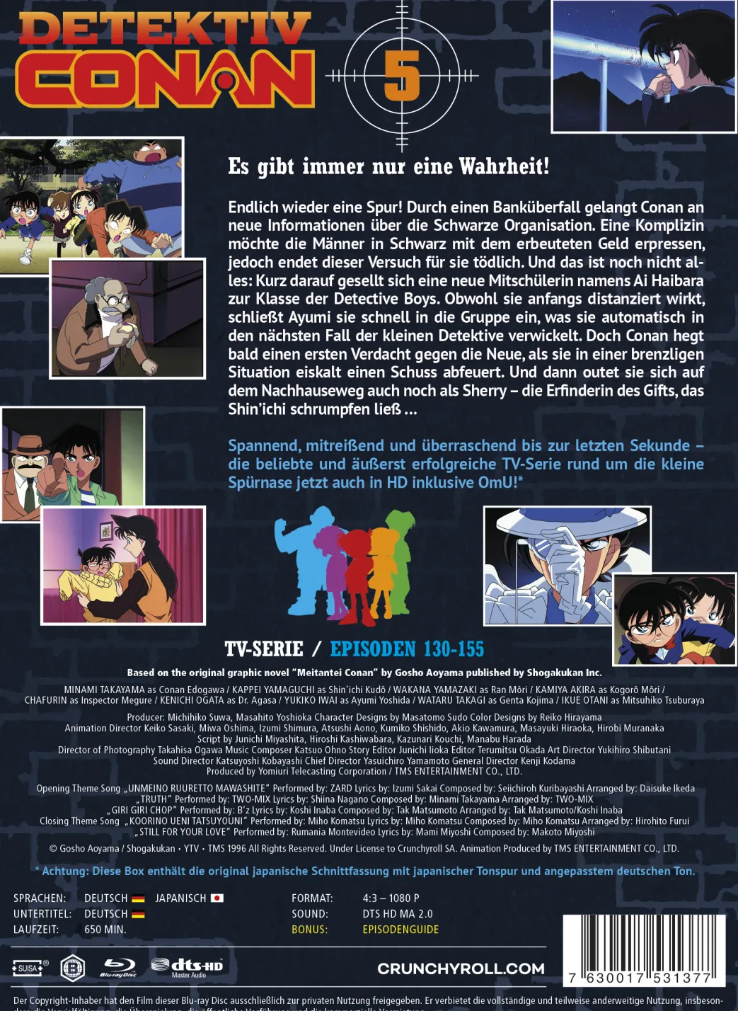 Detektiv Conan - Die TV-Serie - 2. Staffel - Blu-ray Box 5 (Deutsch)
