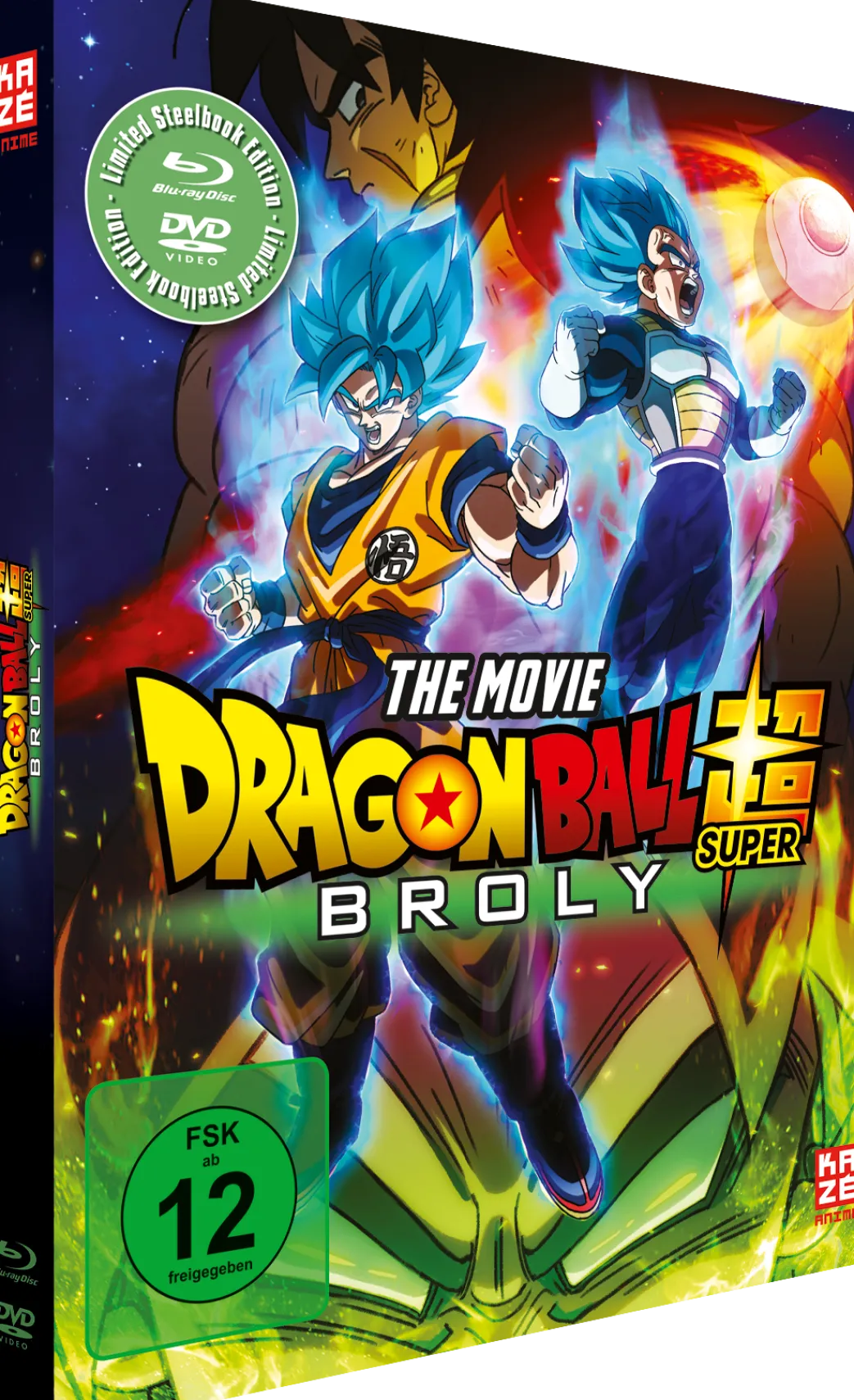 Dragonball Super: Broly - Limited Steelbook Edition - Blu-ray + DVD (Deutsch)