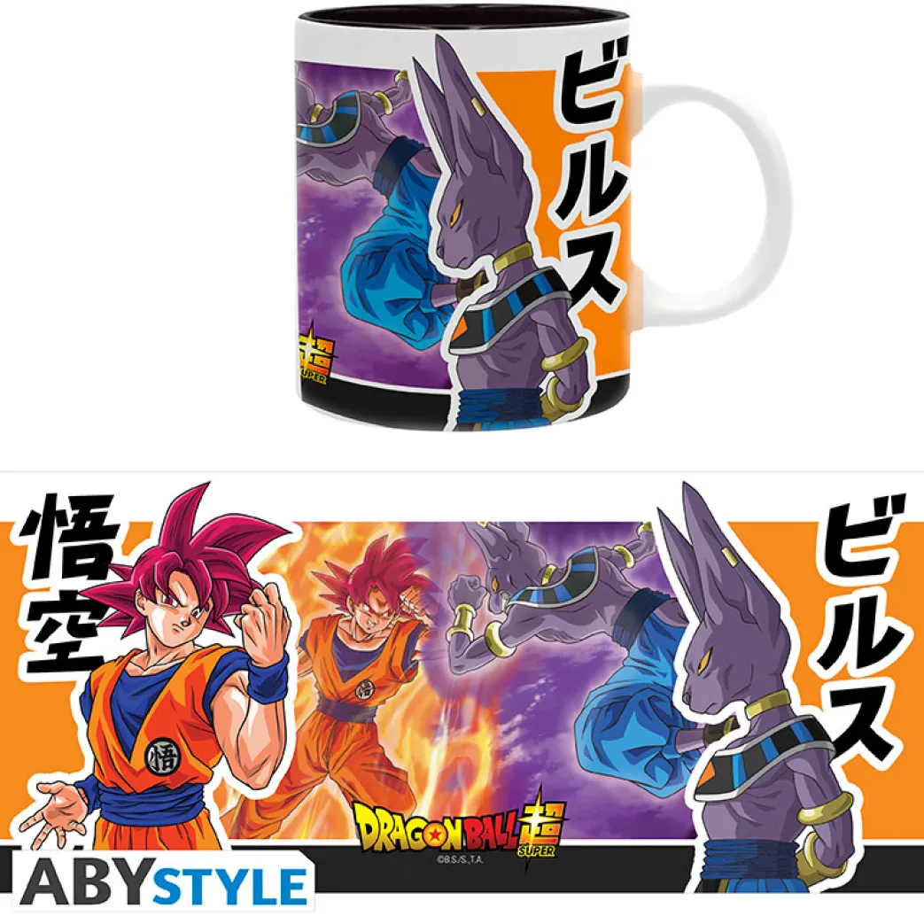 Dragon Ball Super - Mug - 320 Ml - Beerus Vs Goku - Subli