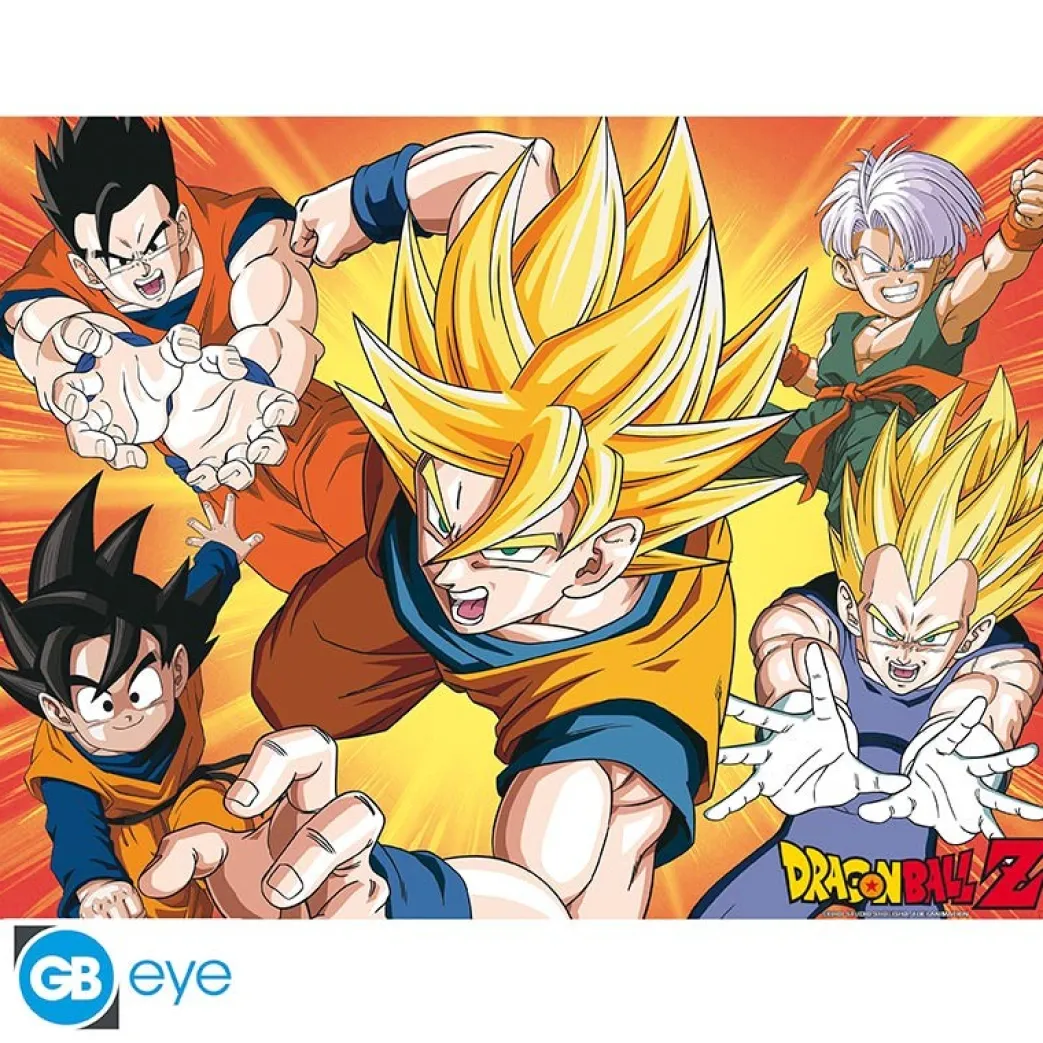 Dragon Ball Z - Set 2 Chibi Posters - Saiyans (52x38cm)