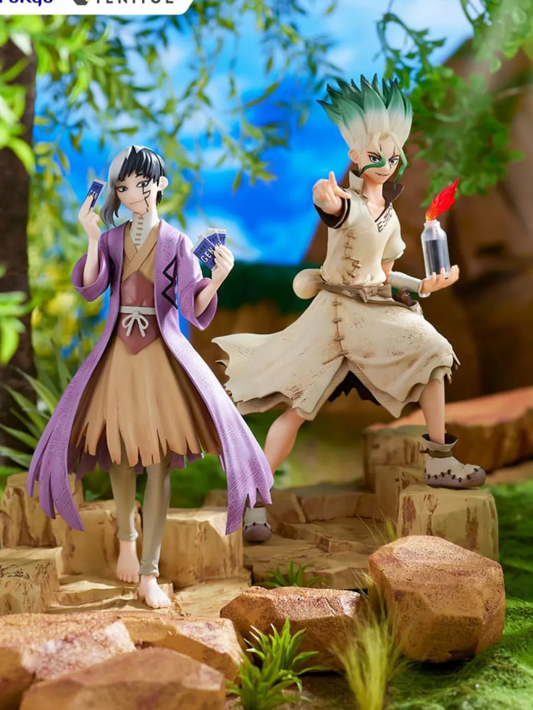 Dr. Stone statuette PVC Gen Asagiri 28 cm (Französisch)