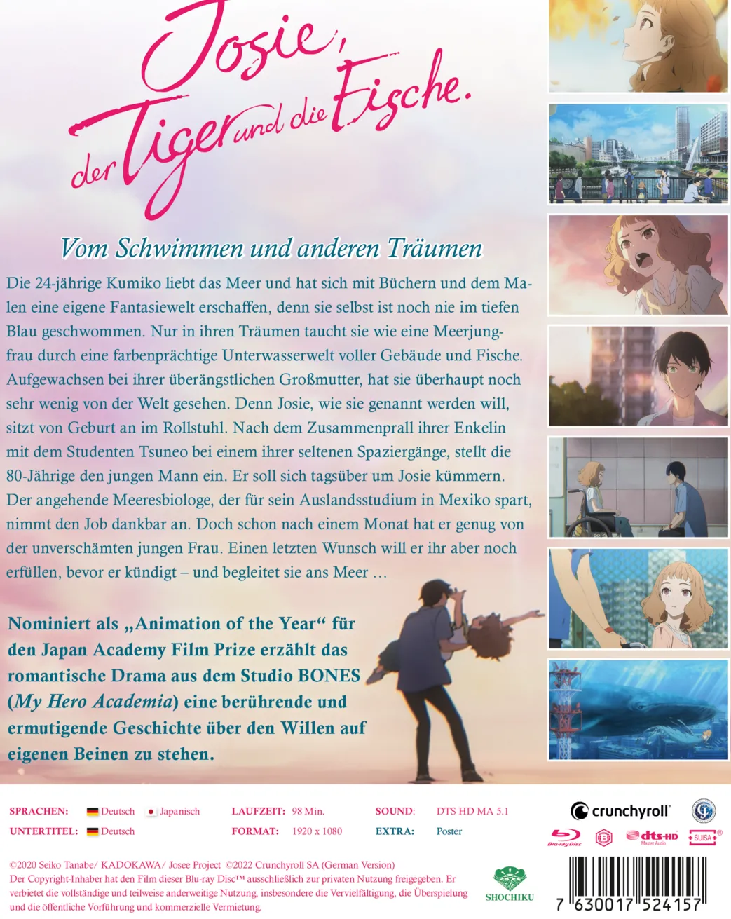 Josie, der Tiger und die Fische - Neu - Blu-ray (Deutsch)