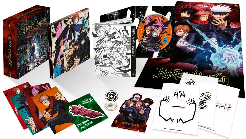 Jujutsu Kaisen - Blu-ray Band 1 - Limited Edition mit Sammelbox (Deutsch)