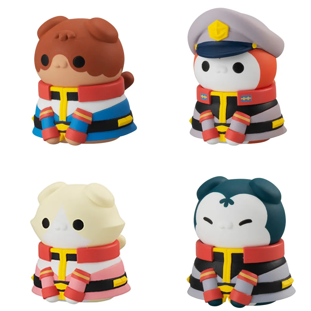 Mobile Suit Gundam – Nyandam! Wir sind die Streitkräfte der Erdföderation! Figurenset mit Geschenk