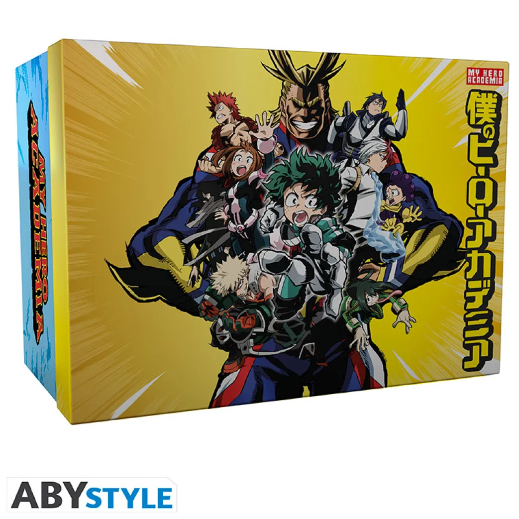 My Hero Academia - Large Glass + Mug + 2 Coasters Heros*
