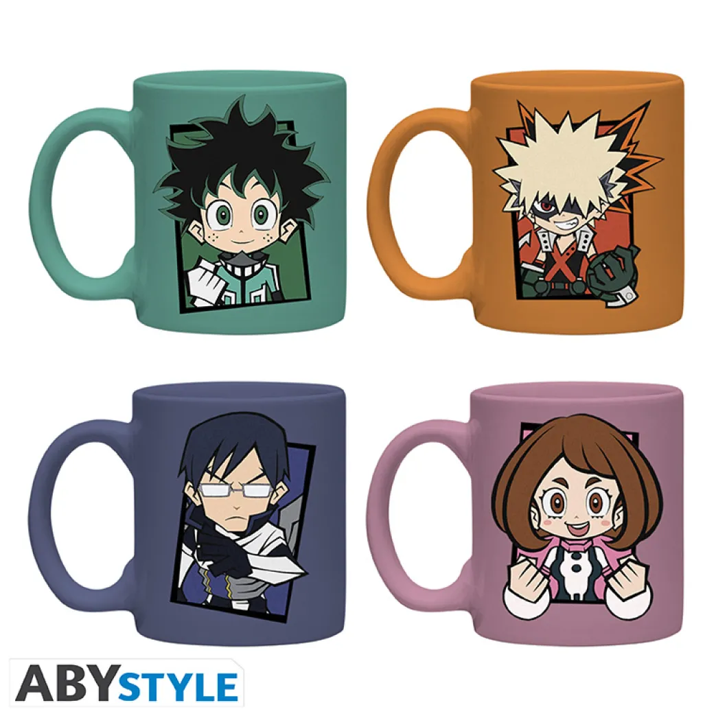My Hero Academia - Set 4 Espresso Mugs - Chibi*