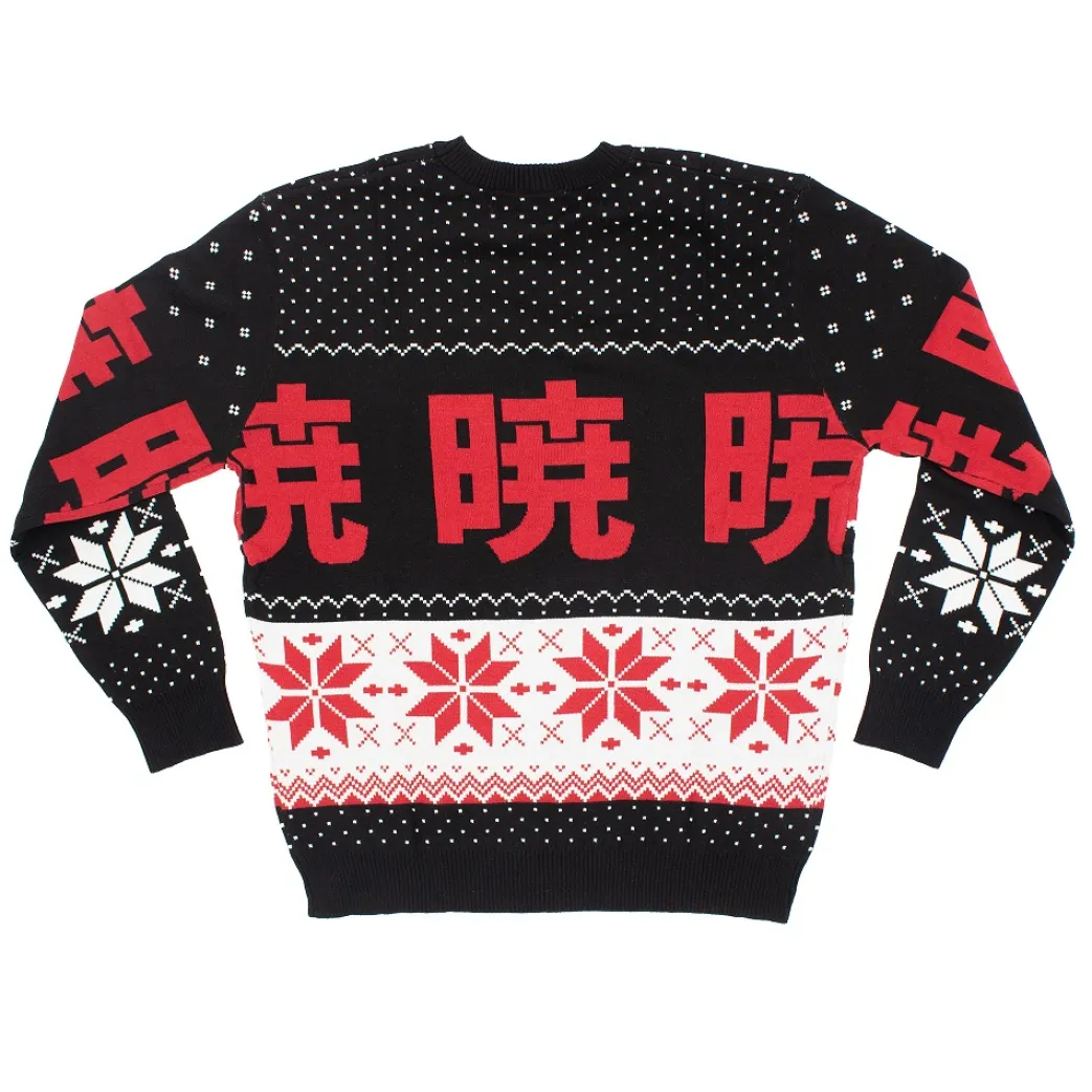 Naruto Shippuden - Akatsuki Fair Isle Feiertagspullover - Crunchyroll Exklusiv!