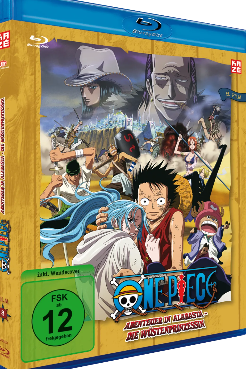 One Piece - 8. Film: Abenteuer in Alabasta, Die Wüstenprinzessin - Blu-ray (Deutsch)