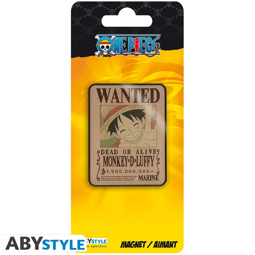 One Piece - Premium Magnet - Wanted Luffy