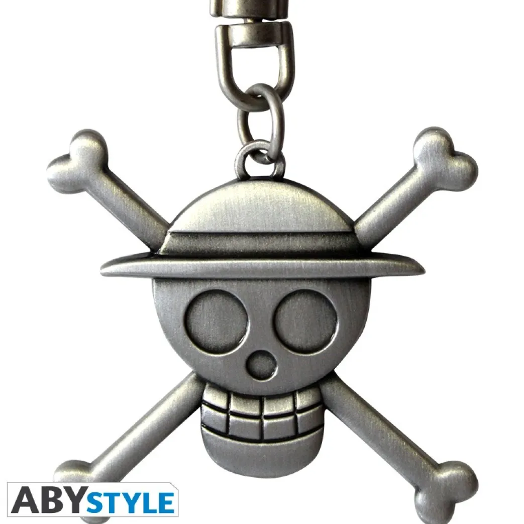 One Piece 3D Keychain Skull Luffy