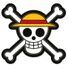 One Piece pillow Jolly Roger 33 cm