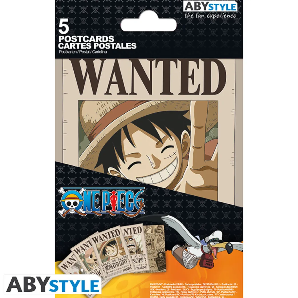 One Piece - Postcards - Wanted Set 1 (14.8X10.5)