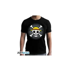 One Piece - T-shirt Skull With Map