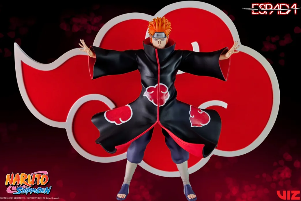 Pain Tendo Shinra Tensei Ver Naruto Shippuden Breach Wall Art Line Figur