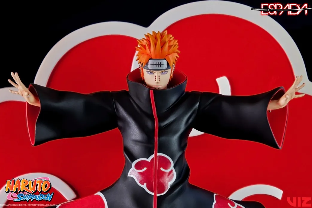 Pain Tendo Shinra Tensei Ver Naruto Shippuden Breach Wall Art Line Figur