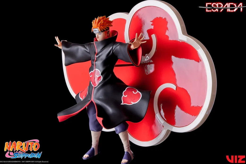 Pain Tendo Shinra Tensei Ver Naruto Shippuden Breach Wall Art Line Figur