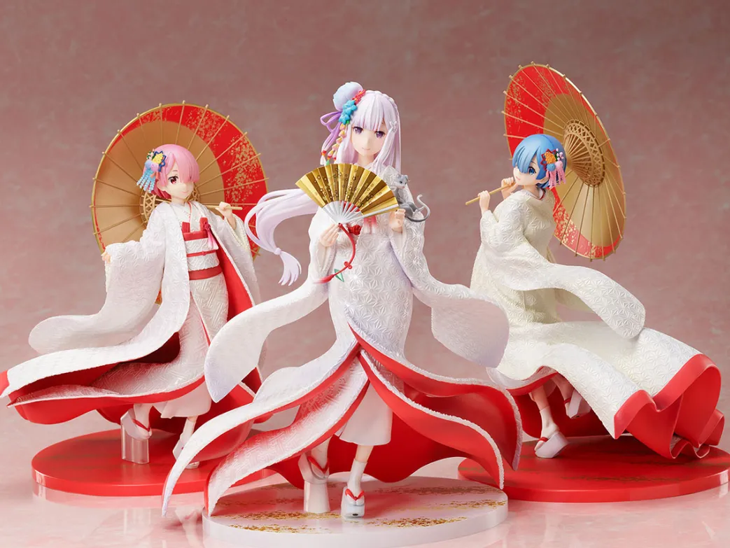 Re:Zero – Emilia Figur im Maßstab 1:7 (Shiromuku Ver.)