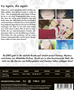 Re:ZERO -Starting Life in Another World - 2. Staffel - Blu-ray Band 2 (Deutsch)