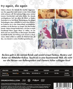 Re:ZERO -Starting Life in Another World - 2. Staffel - Blu-ray Band 4 (Deutsch)