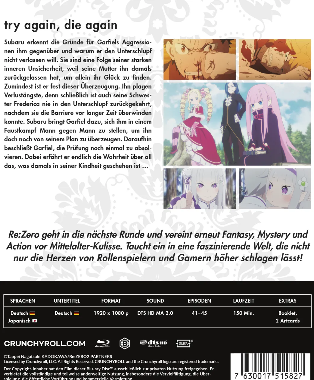 Re:ZERO -Starting Life in Another World - 2. Staffel - Blu-ray Band 4 (Deutsch)