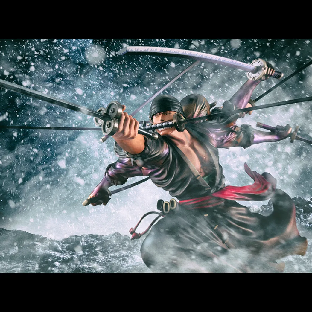 Roronoa Zoro (Limitierte Wiederholung) Dämonengeist Kyuutou-ryuu Asura Ver Porträt von Piraten WA-MAXIMUM One Piece Figur