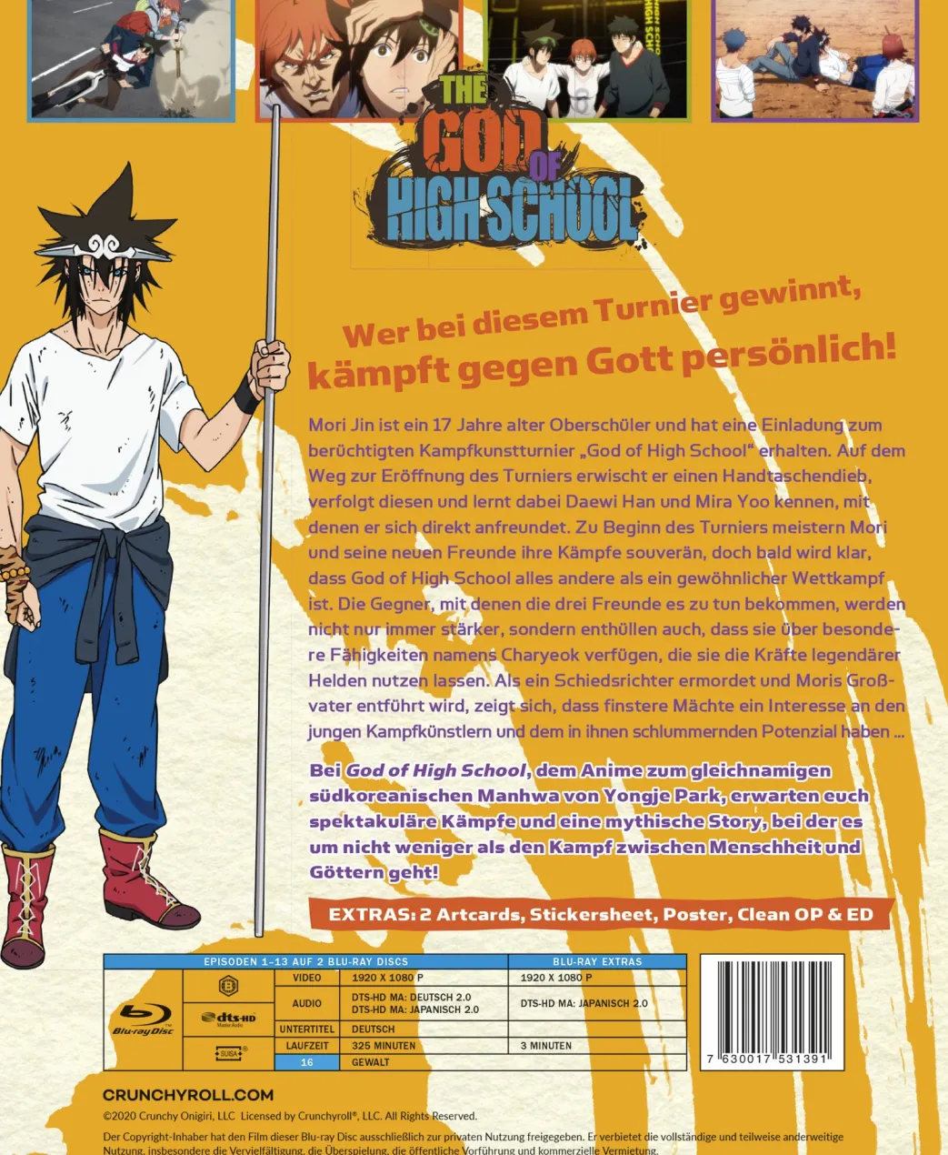 The God of High School - Blu-ray Gesamtausgabe (Deutsch)